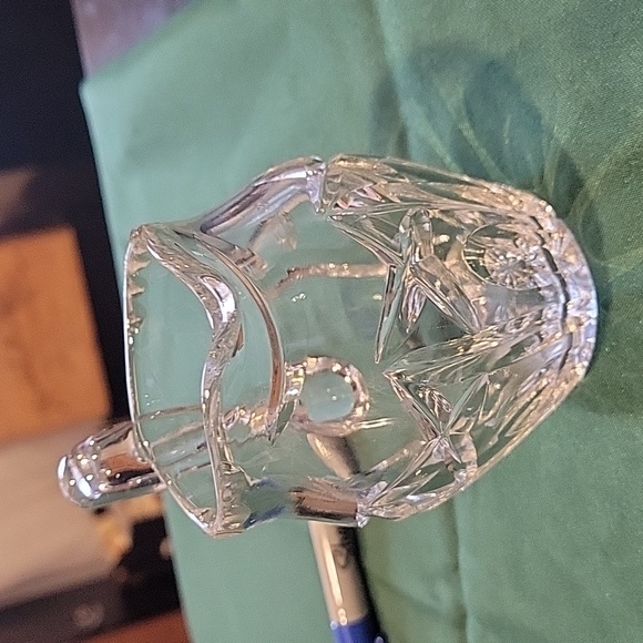 Cut Crystal Creamer Pitcher By Zucker& Milchkannchew, Antique - Picture 5 of 7